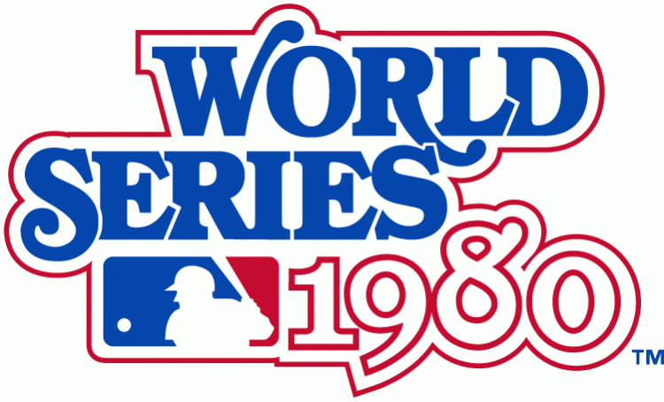 MLB World Series 1980 Primary Logo iron on transfers for T-shirts